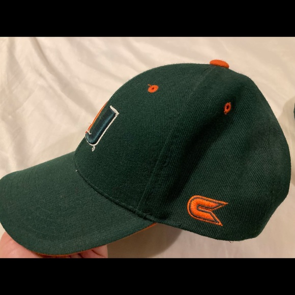 YOUTH Velcro Miami Hurricanes Cap - Picture 3 of 7